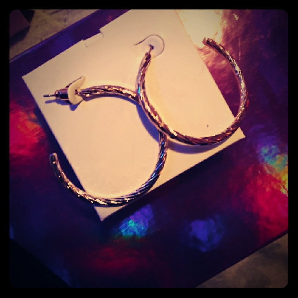 NWT Gold Hoops